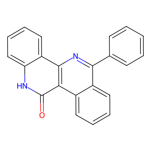 6-phenyl-12H-isoquinolino[4,3-c]quinolin-11-one structure