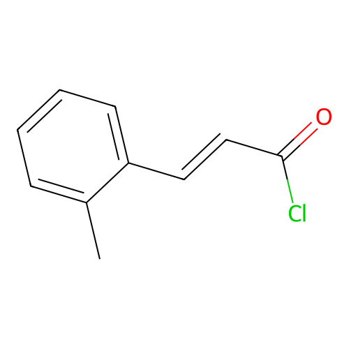 2-Propenoyl chloride, 3-(2-methylphenyl)- structure