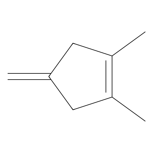 Cyclopentene, 1,2-dimethyl-4-methylene- structure