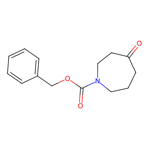 Azepan-4-one, N-CBZ protected structure