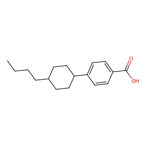 4-(trans-4-Butylcyclohexyl)benzoic acid structure