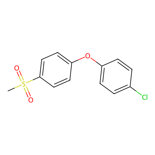 Benzene, 1-chloro-4-(4-(methylsulfonyl)phenoxy)- structure