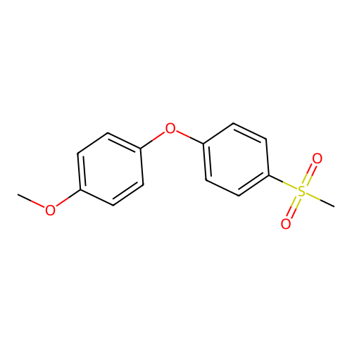 Benzene, 1-methoxy-4-(4-(methylsulfonyl)phenoxy)- structure
