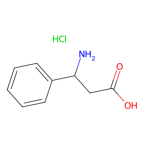 3-Amino-3-phenylpropanoic acid hydrochloride structure