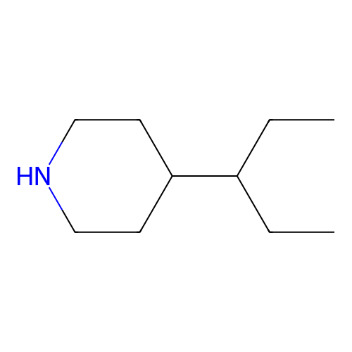 4-(Pentan-3-YL)piperidine structure
