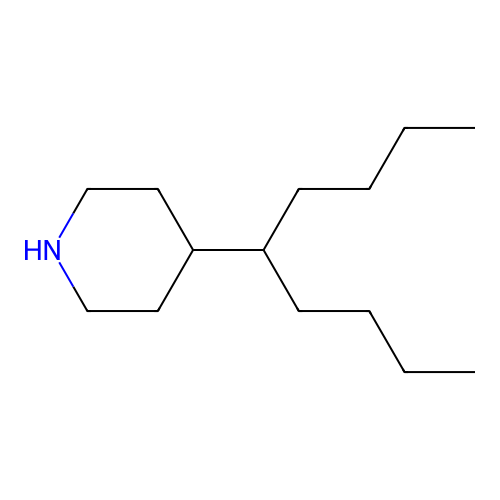 4-Nonan-5-ylpiperidine structure
