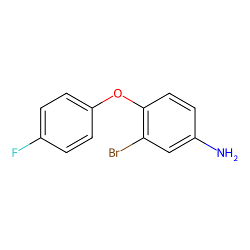 3-Bromo-4-(4-fluorophenoxy)aniline structure