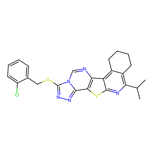 C24H22ClN5S2 structure