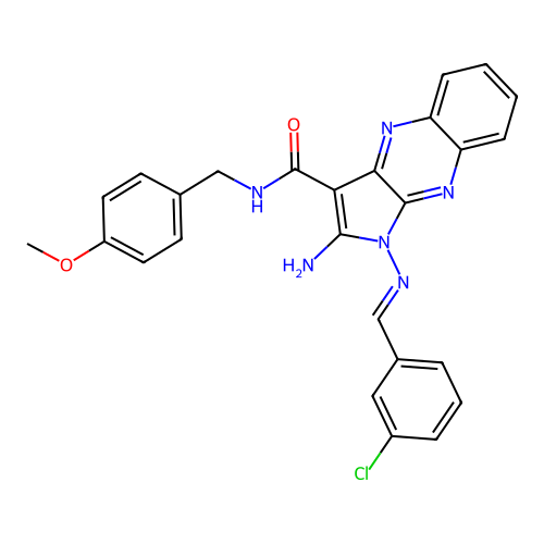 C26H21ClN6O2 structure
