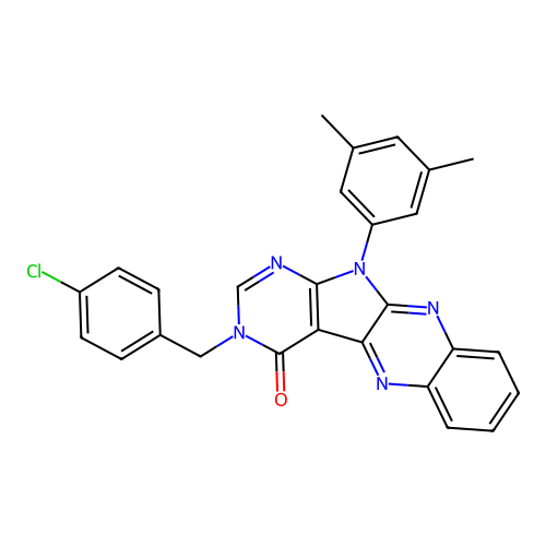 C27H20ClN5O structure