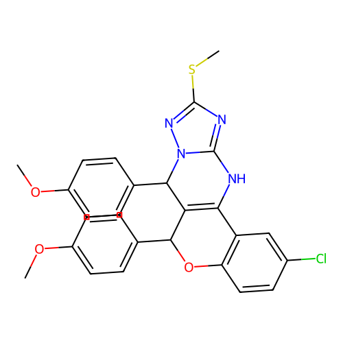 C27H23ClN4O3S structure
