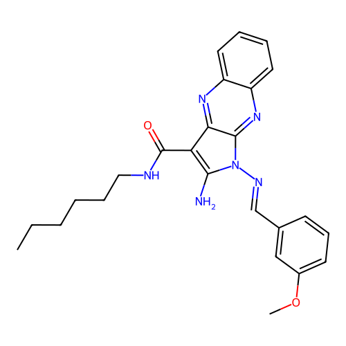 C25H28N6O2 structure