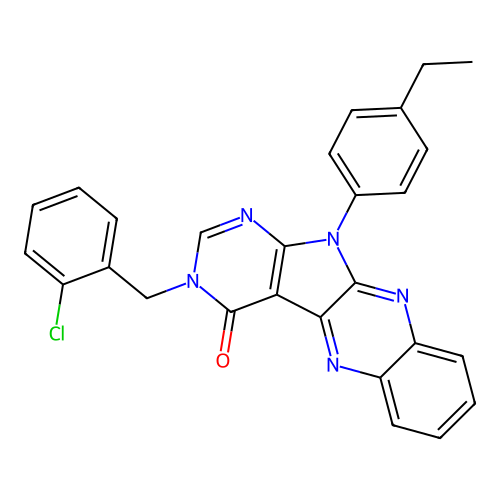 C27H20ClN5O structure