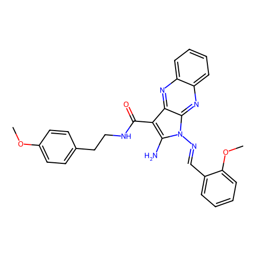 C28H26N6O3 structure
