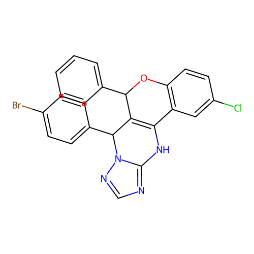 C24H16BrClN4O structure