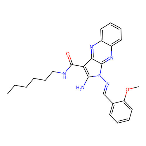 C25H28N6O2 structure