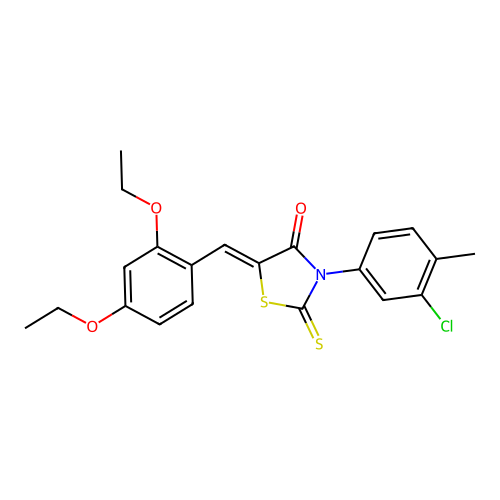 C21H20ClNO3S2 structure