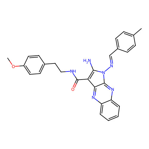 C28H26N6O2 structure