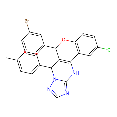 C25H18BrClN4O structure