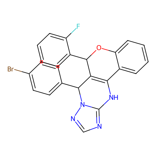 C24H16BrFN4O structure