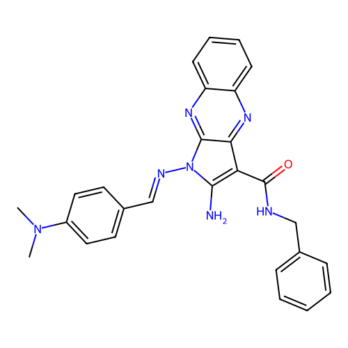 C27H25N7O structure
