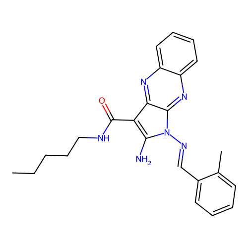 C24H26N6O structure