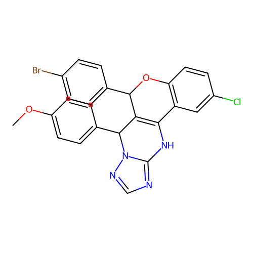 C25H18BrClN4O2 structure