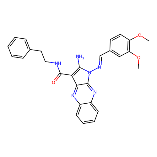 C28H26N6O3 structure