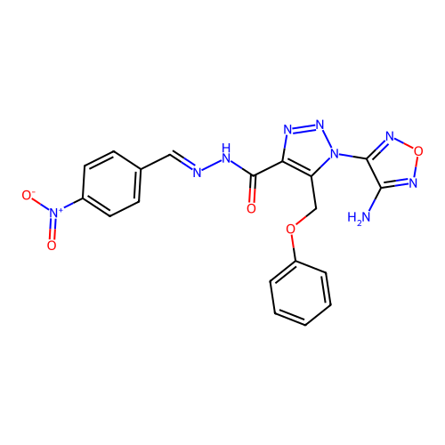 C19H15N9O5 structure