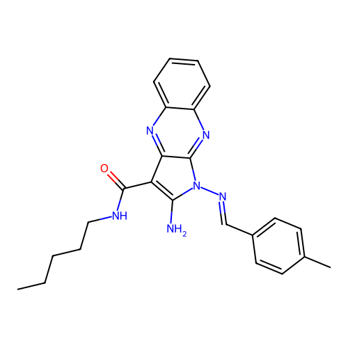 C24H26N6O structure