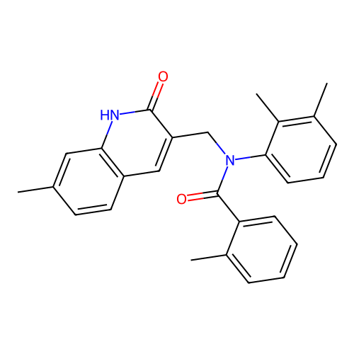 N-(2,3-dimethylphenyl)-N-((2-hydroxy-7-methylquinolin-3-yl)methyl)-2-methylbenzamide structure