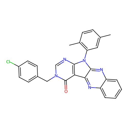 C27H20ClN5O structure