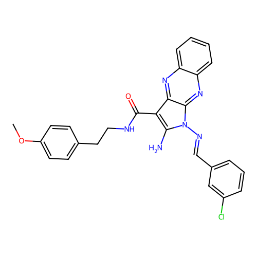 C27H23ClN6O2 structure