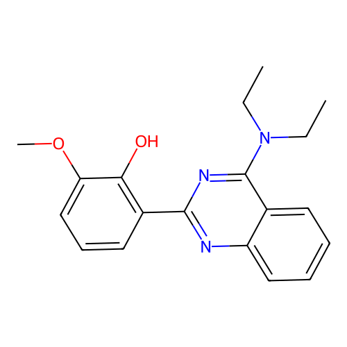 2-[4-(Diethylamino)quinazolin-2-yl]-6-methoxyphenol structure