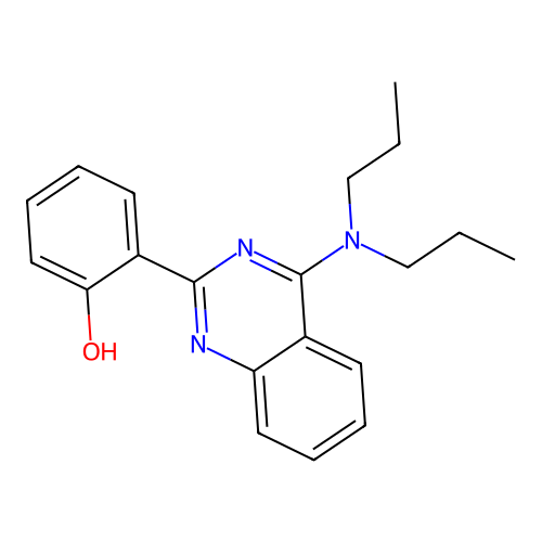 2-[4-(Dipropylamino)quinazolin-2-yl]phenol structure