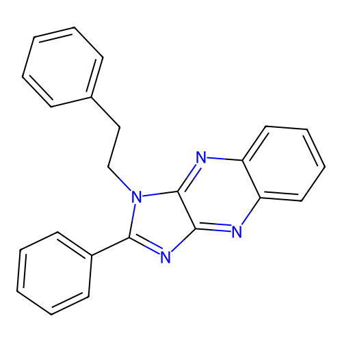 2-phenyl-1-(2-phenylethyl)-1H-imidazo[4,5-b]quinoxaline structure