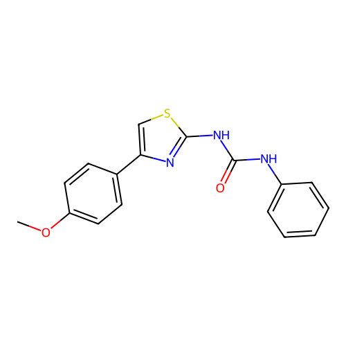 1-(4-(4-Methoxyphenyl)thiazol-2-yl)-3-phenylurea structure