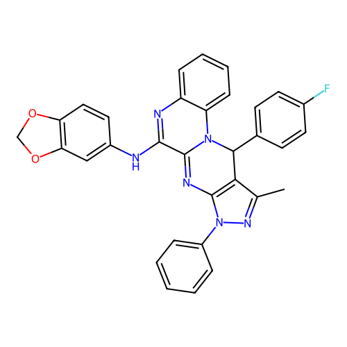 C32H23FN6O2 structure