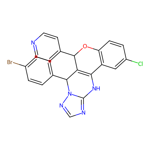 C23H15BrClN5O structure