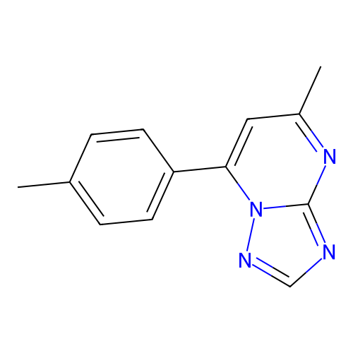 5-Methyl-7-(4-methylphenyl)[1,2,4]triazolo[1,5-a]pyrimidine structure