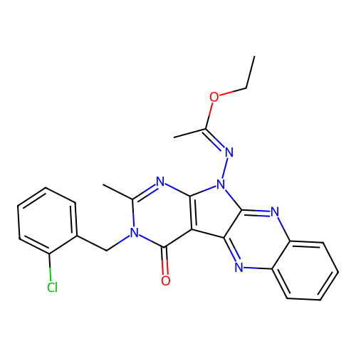 C24H21ClN6O2 structure