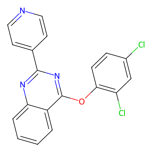 4-(2,4-Dichlorophenoxy)-2-(pyridin-4-yl)quinazoline structure