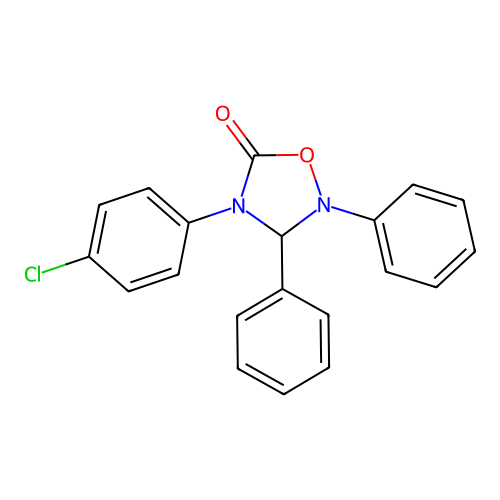 4-(4-Chlorophenyl)-2,3-diphenyl-1,2,4-oxadiazolidin-5-one structure