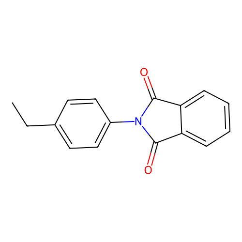 2-(4-Ethylphenyl)isoindoline-1,3-dione structure