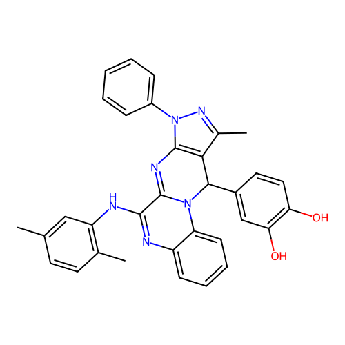 C33H28N6O2 structure
