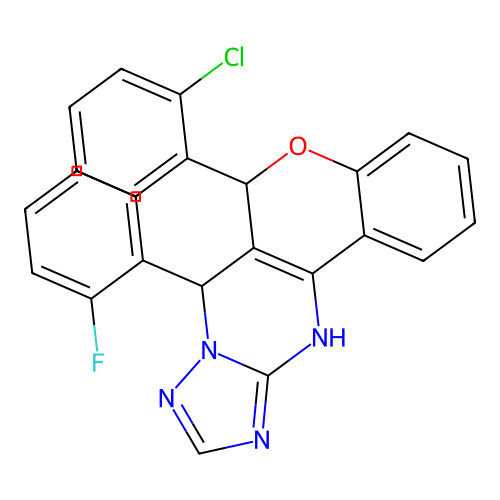 C24H16ClFN4O structure