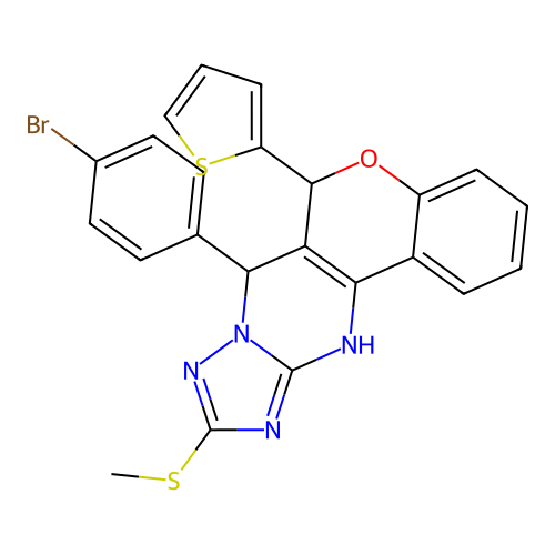 C23H17BrN4OS2 structure
