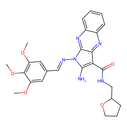 C26H28N6O5 structure