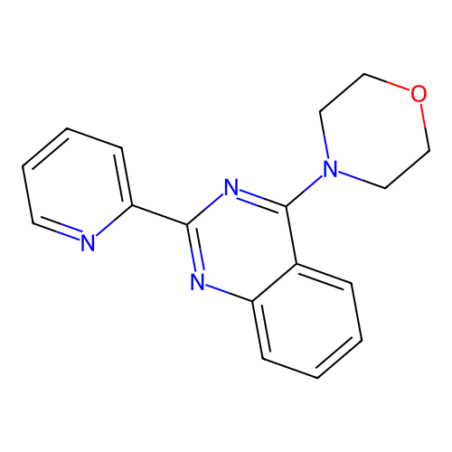 4-(2-Pyridin-2-ylquinazolin-4-yl)morpholine structure