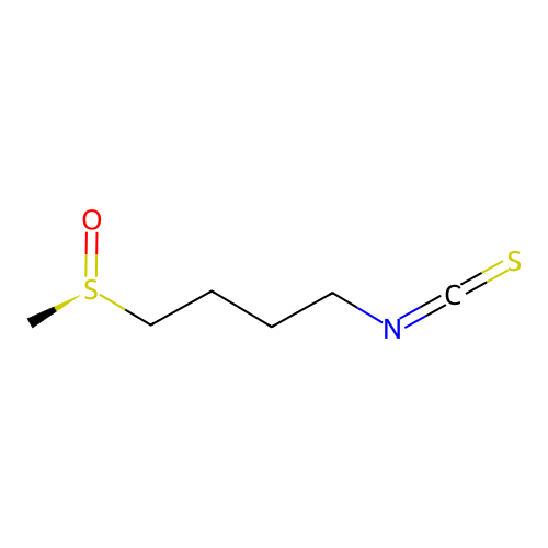 1-Isothiocyanato-4-((R)-Methylsulfinyl)Butane structure